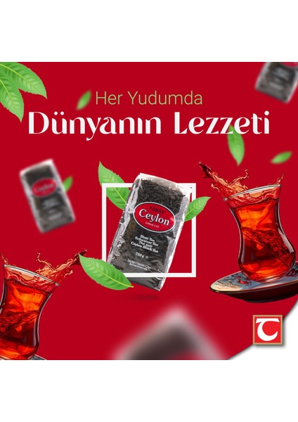 Seylan Yaprak Çayı (Ceylon Çay 750 gr) x 8 Adet (Koli)