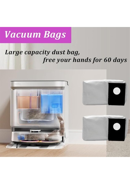 J15 Pro Ultra Elektrikli Süpürge Için, Aksesuar Kitleri 4 Hepa Filtre, 6 Yan Fırça, 4 Paspas Bezi, 4 Toz Torbası Içerir (Yurt Dışından)