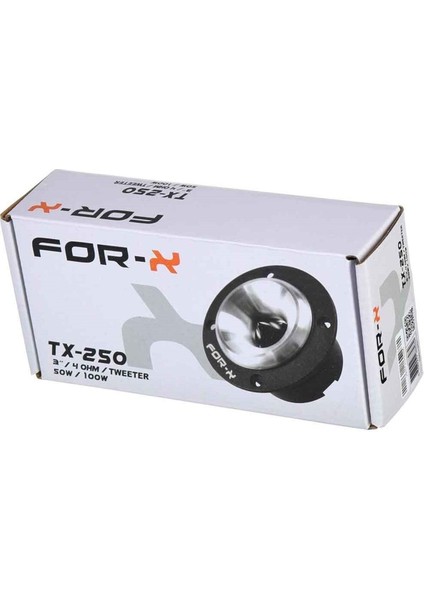 For-X TX-250 50W Rms 100W Max 2 Adet Yeni Seri Tweeter