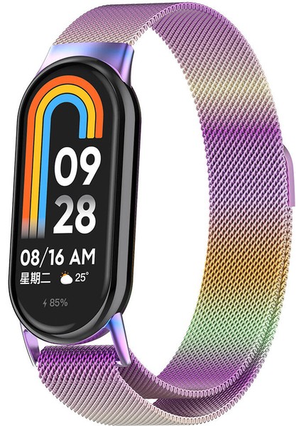 Xiaomi Smart Band 8 Zore Krd-01 Metal Kordon-Colorful