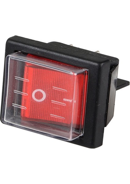 1 Adet 36X29MM Spst 4 Pin Su Geçirmez Tekne Salıncak Anahtarı Endüstriyel Elektrikli Süpürgeler Için Kapaklı (Yurt Dışından)