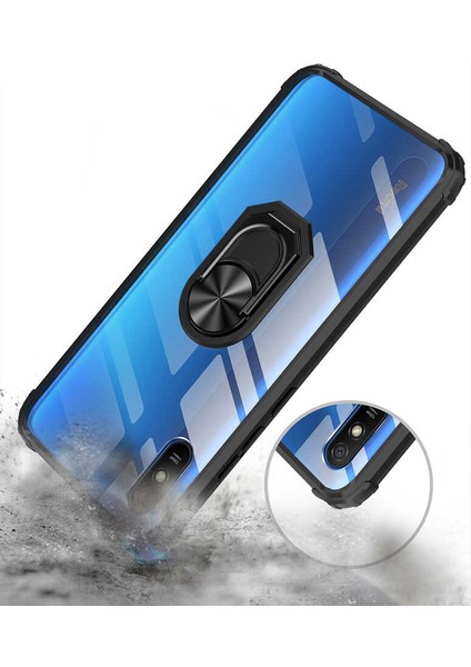 Xiaomi Redmi 9A Kılıf Zore Mola Kapak-Kırmızı