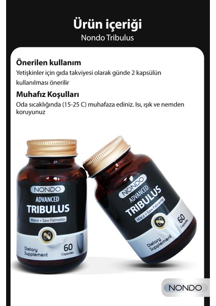 Advanced Tribulus 60 Kapsül