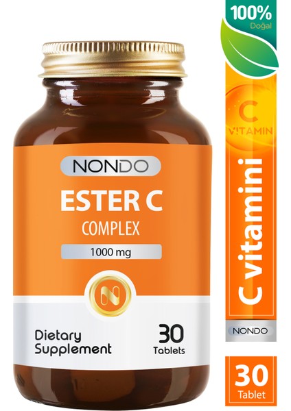 Ester C Complex 1000 mg 30 Emilebilir Tablet