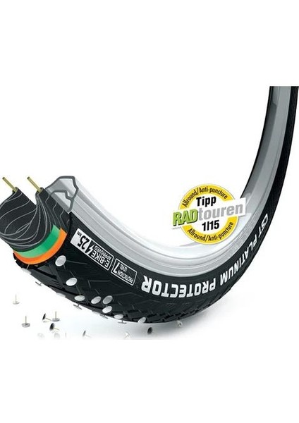 Platinum Protector 700X38C Zırhlı Şehir Bisikleti Dış Lastik