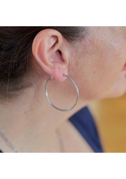 Zarafeti Tamamlayan Şık Halka Küpeler - Her Anınıza Işıltı Katın! modelleri