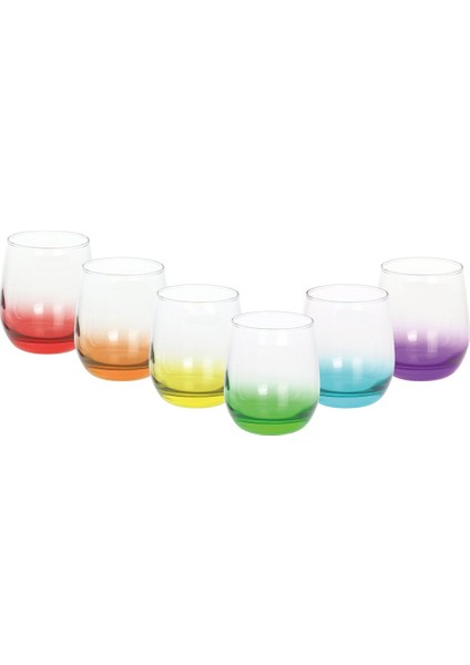 Colore 6'lı Su Bardağı Seti Renkli