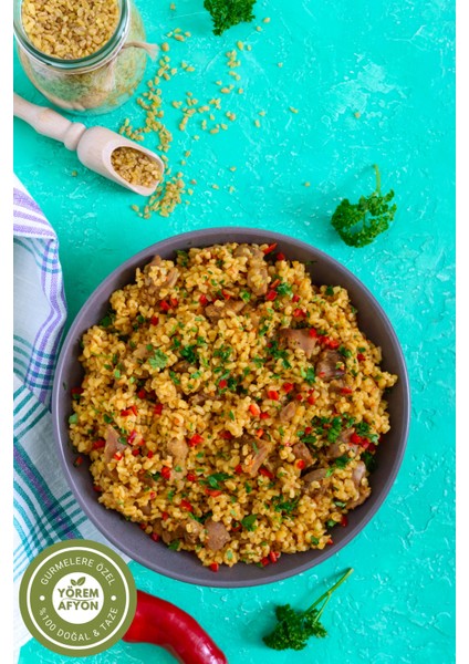 Meşhur Gaziantep Yeni Mahsul Organik Tarım Pilavlık Bulgur | 500gr.