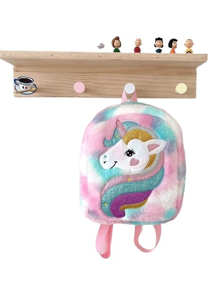 Rüya Unicorn Çizgi Film Peluş Sırt Çantası (Yurt Dışından)