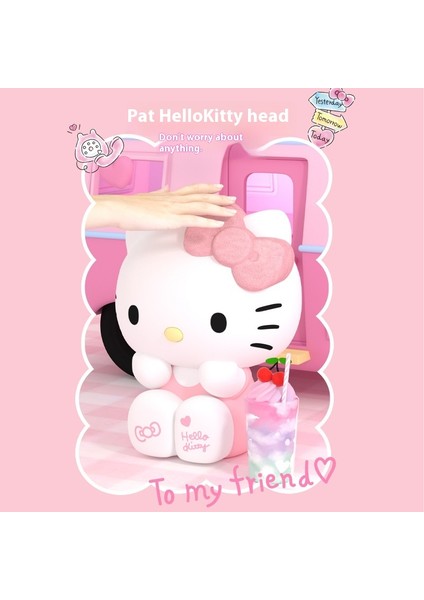Sanrio Hello Kitty Gece Lambası Pat Işık Kt Kedi Silikon Başucu Vibe Doğum Günü Hediyesi Kız (Yurt Dışından) modelleri