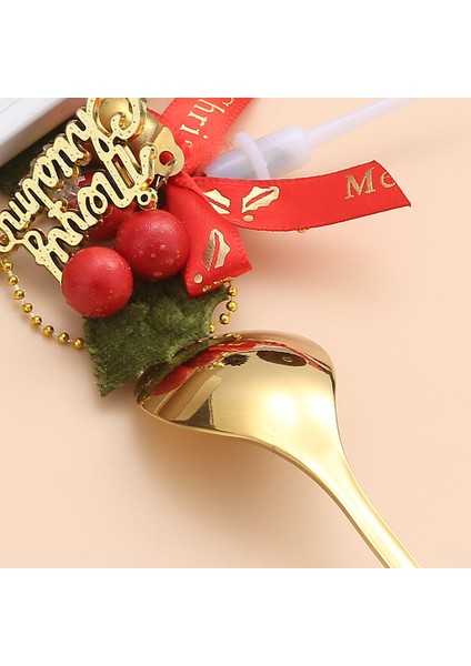 Noel Hediye Kutusu Seti Kahve Kaşığı Karıştırma Kaşığı Meyve Çatal (Yurt Dışından) indirimleri