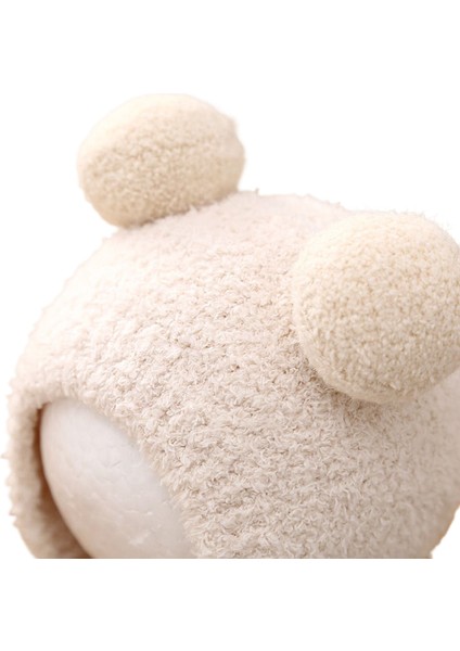 Sonbahar ve Kış Bebek Şapka Erkek ve Kadın Bebek Örme Peluş Şapka (Yurt Dışından)