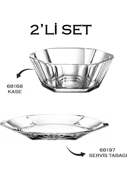 2'li Set 68168 KASE-68197 Kase Sunumluk Set
