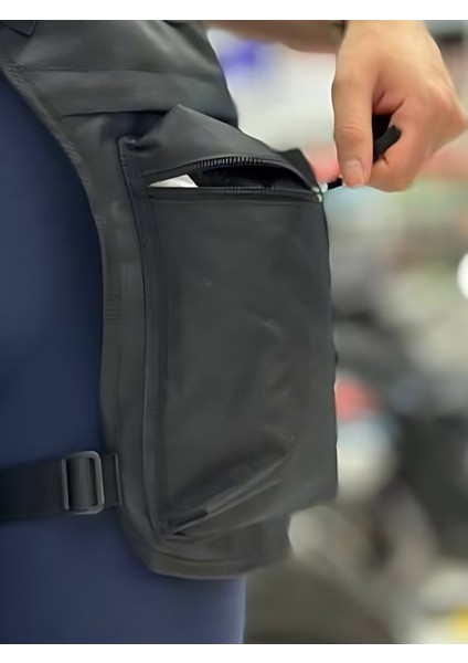 Su Geçirmez Motosiklet Bacak Çantası 3 Gözlü Motorcu Çantası fırsatları