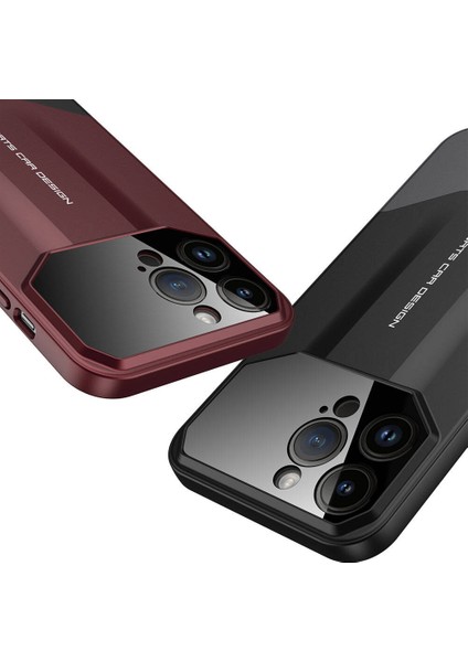 Apple iPhone 14 Pro Max Kılıf Çift Parçalı Zore Ays Pro Ikili Kapak-Siyah-Gri