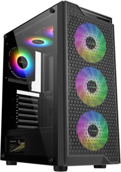 North 4x 120MM Rgb Reset Buton Mesh Atx Gaming Oyuncu Bilgisayar Kasası