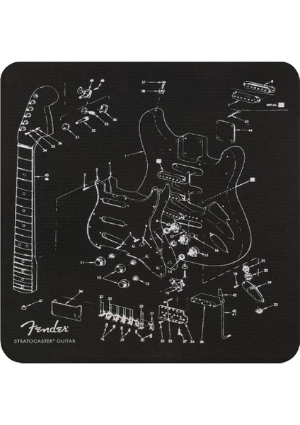 Exploded Strat Mousepad