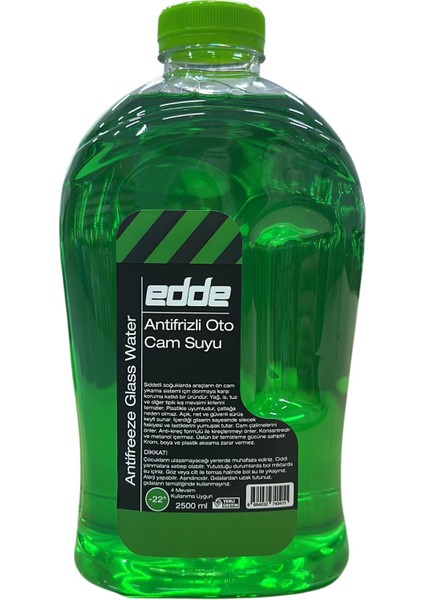 Araba Araç Oto Antifrizli Cam Suyu Cam Sil Suyu Oto Cam Suları 2.5 L Oto Detailing