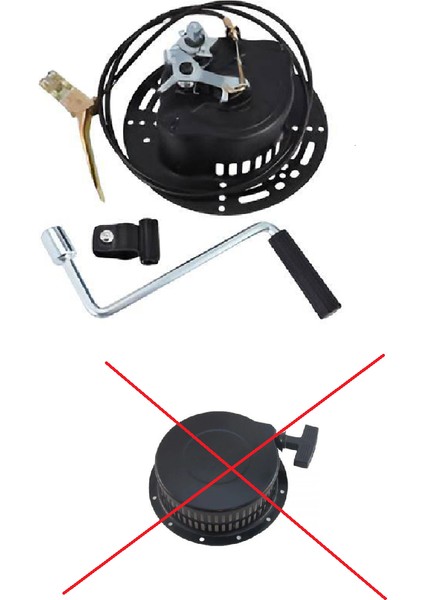 5-7-10-12 Hp Çapa Makinası Uyumlu Marşlı,otomatik,kurmalı,starter