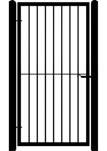 100CM Antrasit Bahçe Kapısı - E1