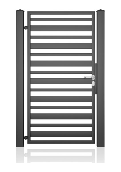 200CM Siyah Bahçe Kapısı - B1