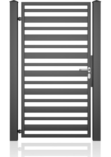 120CM Siyah Bahçe Kapısı - B1