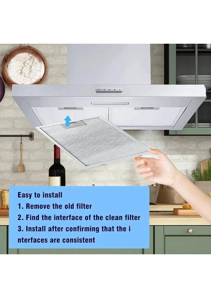 185X500 mm Davlumbaz Yağ Filtresi Aspiratör Yağ Filtresi Aksesuar, O11 fırsatları