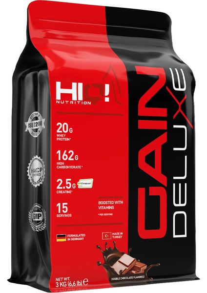 Gain Deluxe 3 kg Double Chocolate Flavored