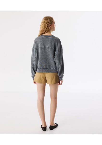 Sloganlı Sweatshırt TS1250091033036