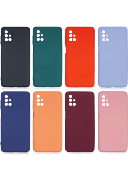 Samsung Galaxy M51 Kılıf Zore Mara Laaakan Kapak-Pembe Koyu fiyatları