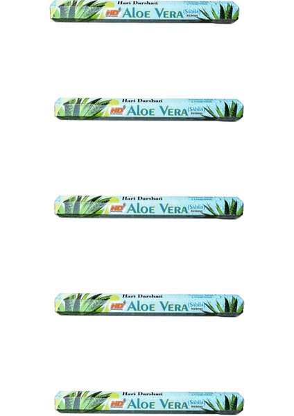 Aloe Vera Çubuk Tütsü - Oda Ortam Kukusu - 20 Adetlik 5 Paket