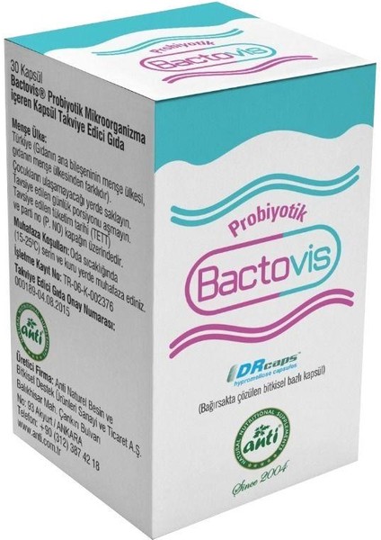 Bactovis Probiyotik 30 Kapsül