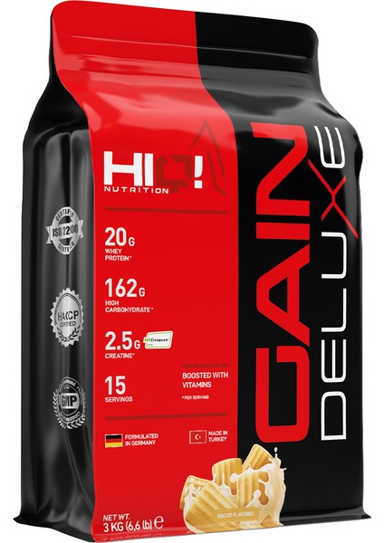 Gain Deluxe 3 kg Biscuit Flavored