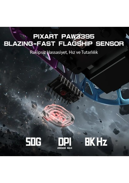 Attack Shark R3 Magnezyum 8k Hz