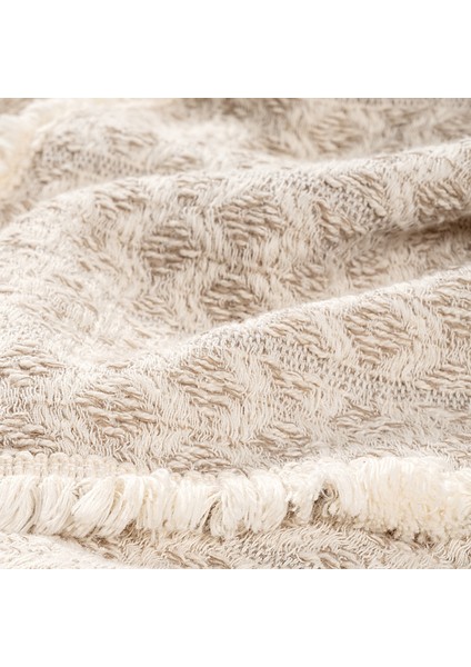 Costa Saçaklı Iplik Boyalı Kıng Sıze Pamuk %100 Pamuk Pike 240X220 cm Bej fiyatları
