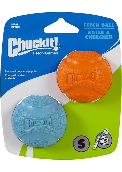 ! Fetch Ball 2'li Köpek Oyun Topu (Küçük Boy)