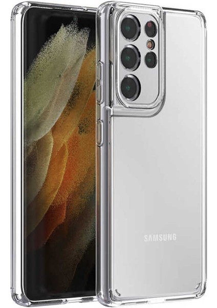 Samsung Galaxy S21 Ultra Kılıf Zore Coss Kapak-Renksiz fiyatları
