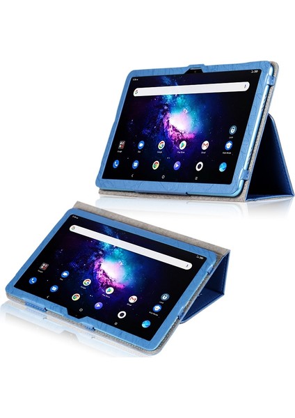 Tcl Tab Pro 5g Mavi Için Çiçek Kabartmalı Tablet Kılıfı (Yurt Dışından) modelleri