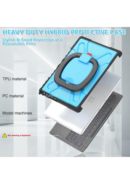 Microsoft Surface Pro 9 Mavi Için Darbeye Dayanıklı Tablet Kılıfı (Yurt Dışından) fırsatları