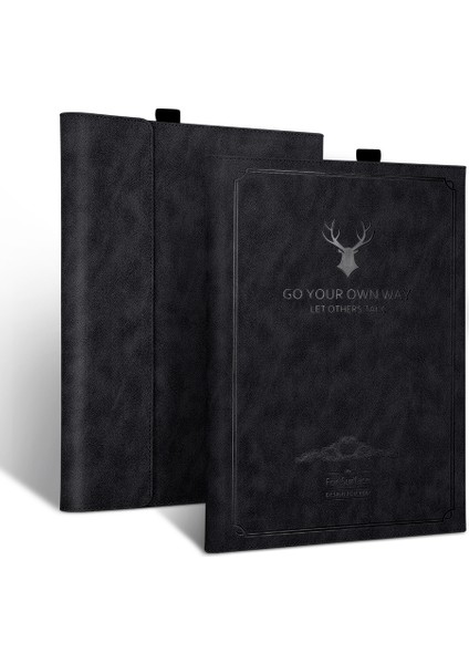 Microsoft Surface Go 3/2/1 Siyah Için Geyik Kafası Kılıfı (Yurt Dışından)