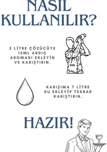 Ardıç Yağı Cin Kiti - Orijinal Lezzet - Ardıç Yağı Kiti 15ml (5 Litre İçin Uyumludur)