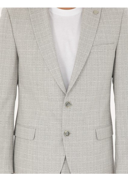 Erkek Gri Ex. Slim Fit Takım Elbise 50285291-VR024