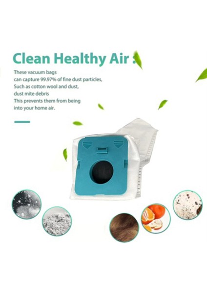 VS20A95923W Elektrikli Süpürge Toz Filtre Torbaları (Yurt Dışından)