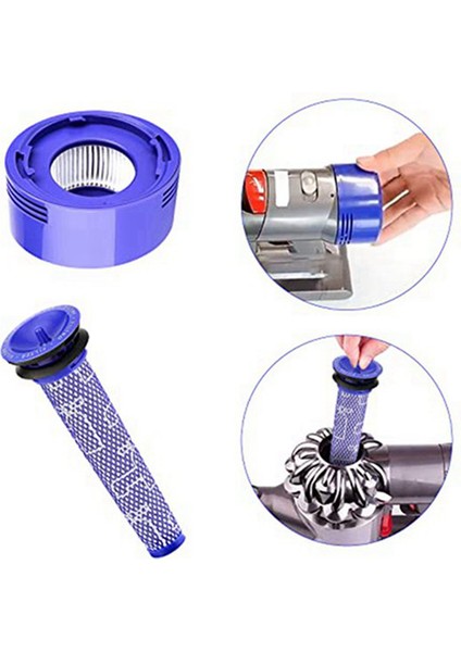 V8 V7 Elektrikli Süpürge Filtreleri Için Hepa Son Filtre Değişimi (Yurt Dışından)