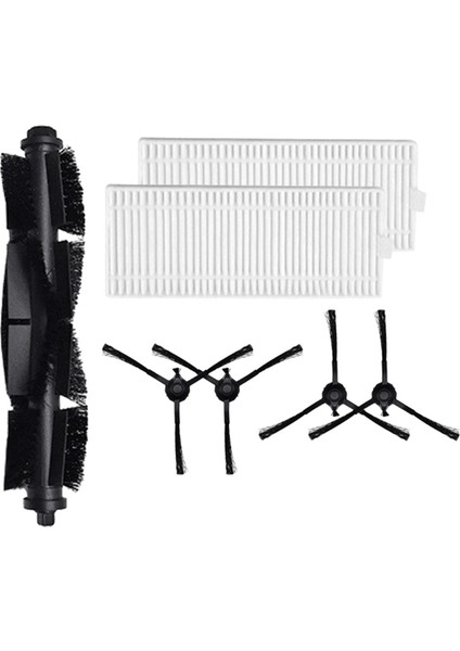 360 S8 S8 Plus Süpürge Robotu Ana Fırça Hepa Filtre Yan Fırça (Yurt Dışından)