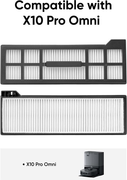 X10 Pro Omni Elektrikli Süpürge Hepa Filtresi Için (Yurt Dışından)