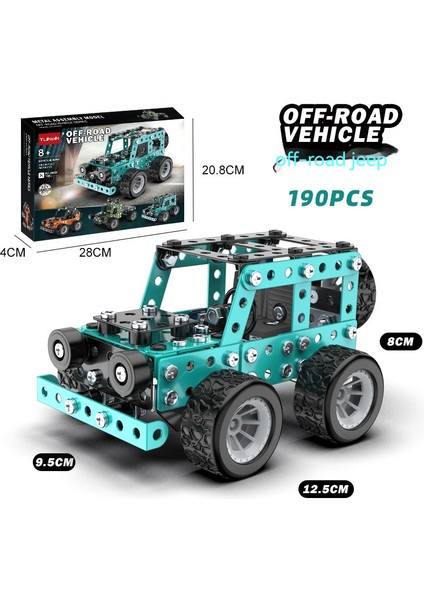 Oyuncak Montajı Eğitici Metal Plug-In Model Arazi Aracı (Yurt Dışından) fırsatları