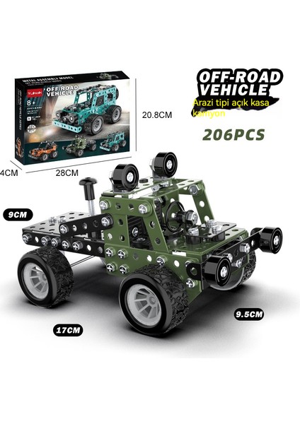 Oyuncak Montajı Eğitici Metal Plug-In Model Arazi Aracı (Yurt Dışından) indirimleri