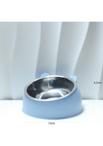 Paslanmaz Çelik Kedi Mama Kabı Ve Köpek Mama Kabı Servikal Omurgayı Korur (Yurt Dışından)