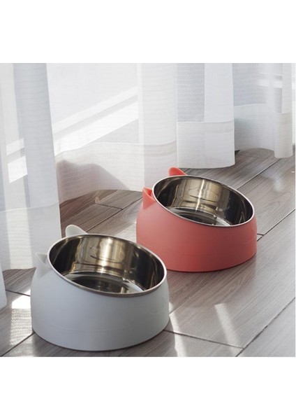 Paslanmaz Çelik Kedi Mama Kabı Ve Köpek Mama Kabı Servikal Omurgayı Korur (Yurt Dışından) modelleri